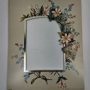 Victorian Style Floral Photo Matte